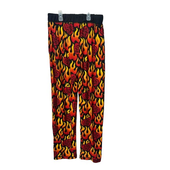 Way To Celebrate Valentine's Day Light My Fire Black Soot Flames Men's Size Smal - Picture 1 of 9